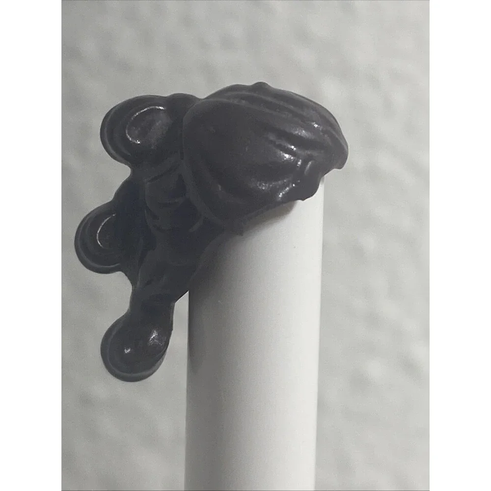 Lego Minifigure Hair Rey Ponytail Tied Sections Dark Brown Star Wars